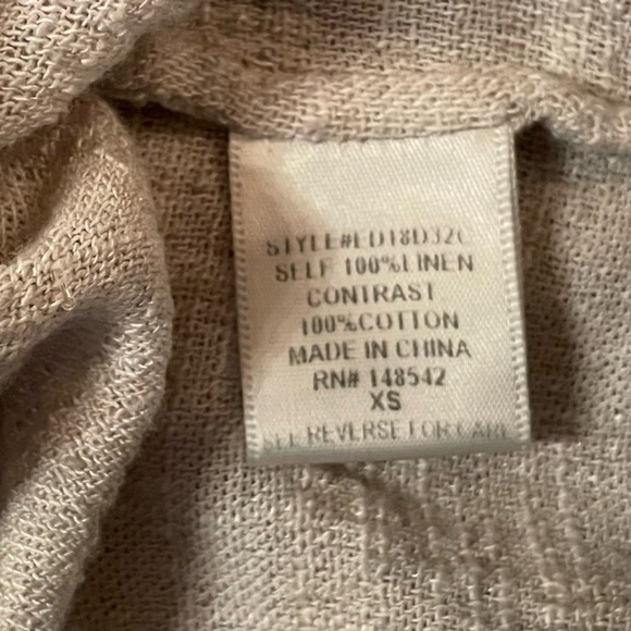 Aratta Silent Journey Button Down Embroidery Shirt XS - Picture 7 of 7